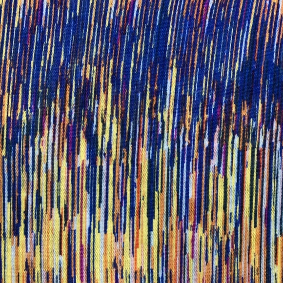 BCBMAXAZRIA Multicolored Tissue Tee Top - Picture 6 of 11